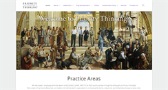 Desktop Screenshot of instituteforprioritythinking.com