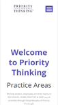 Mobile Screenshot of instituteforprioritythinking.com